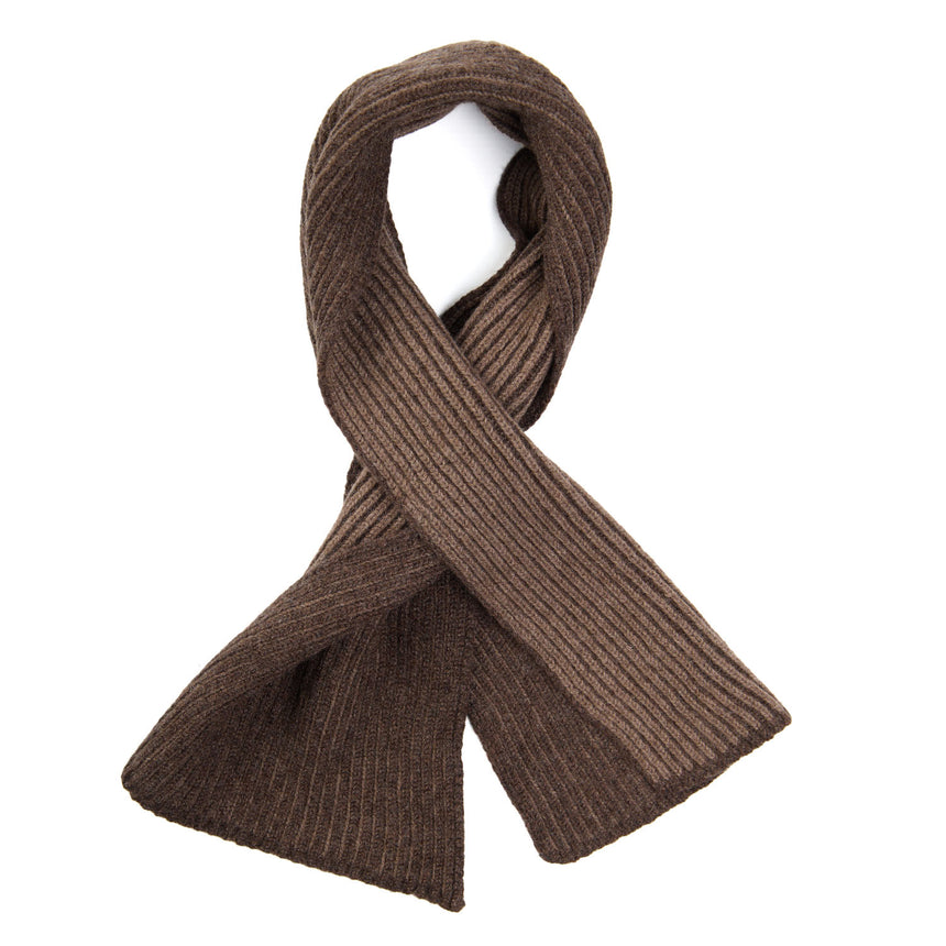 SCALDACOLLO MARRONE IN CASHMERE