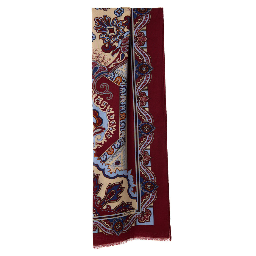 SCIARPA BORDEAUX IN LANA
