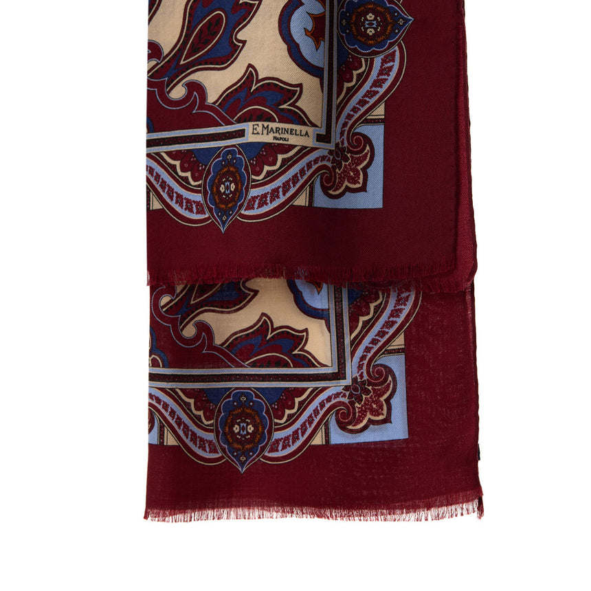 SCIARPA BORDEAUX IN LANA