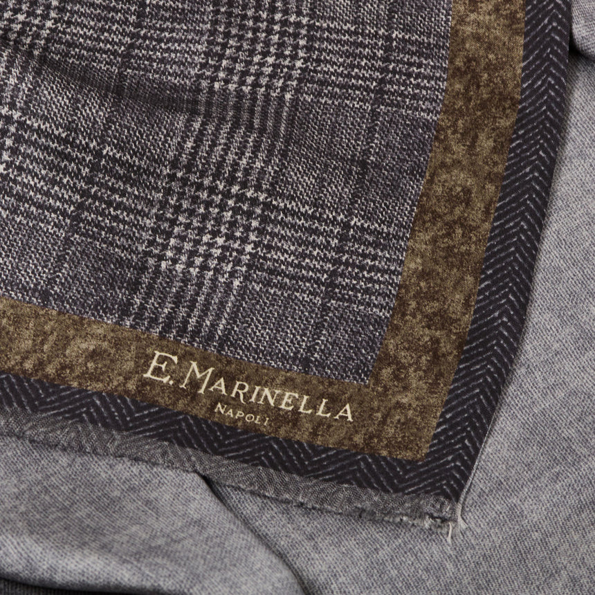 SCIARPA TUBOLARE GRIGIO IN SETA TWILL