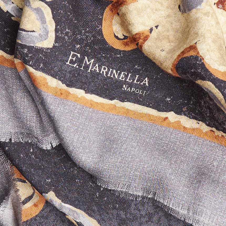 SCIALLE 135 GRIGIO IN LANA E SETA