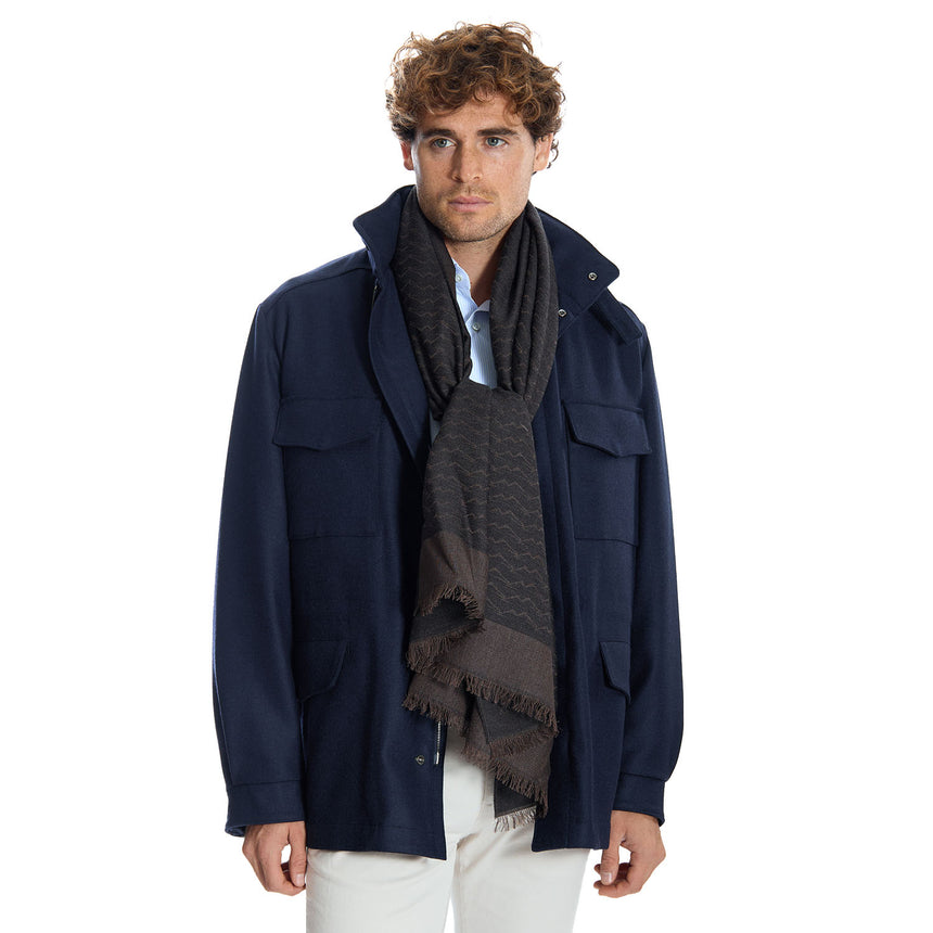 LIGHT BROWN VESUVIUS SCARF