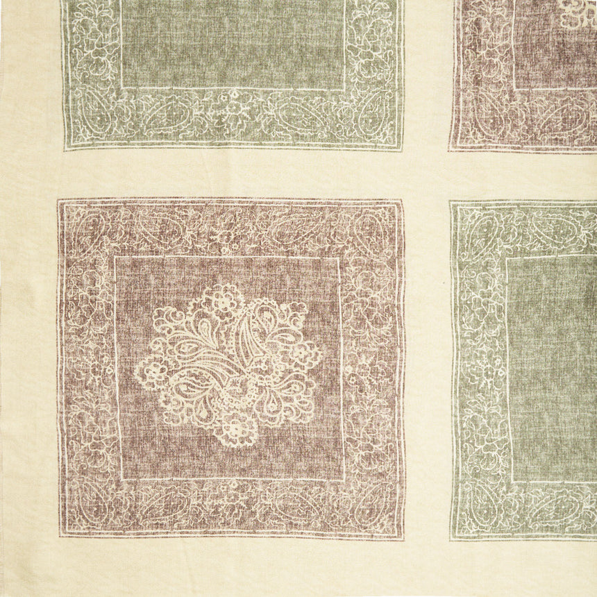 BEIGE WOOL AND SILK STOLE