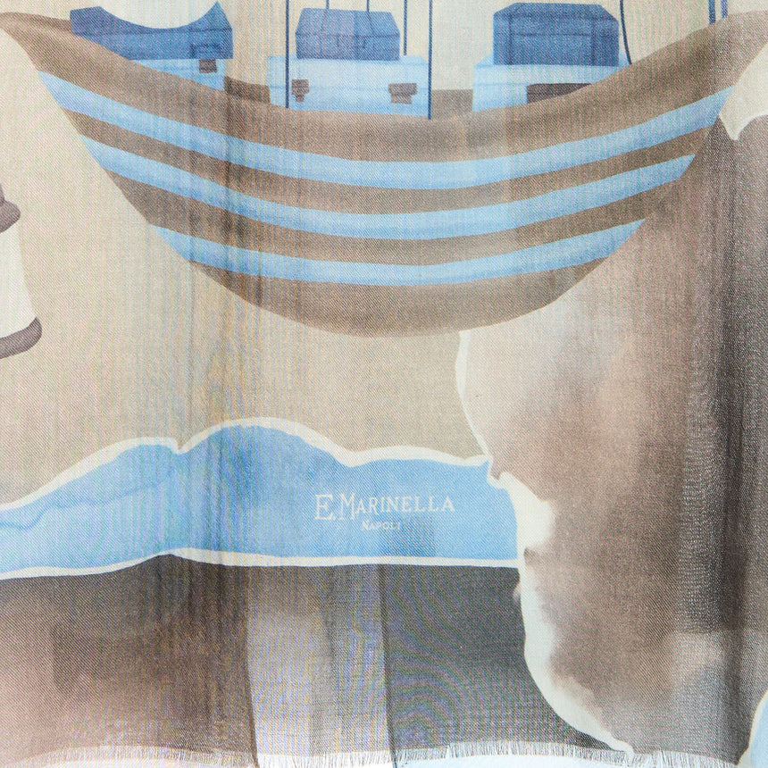 BROWN CASHMERE STOLE