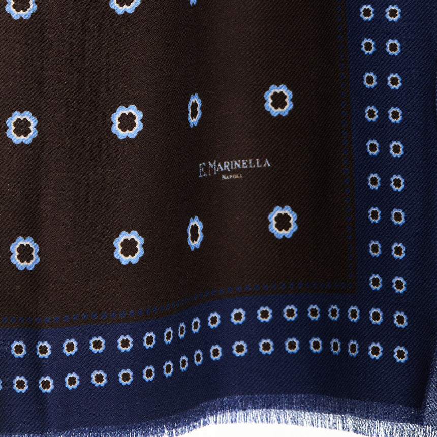 DARK BROWN WOOL STOLE