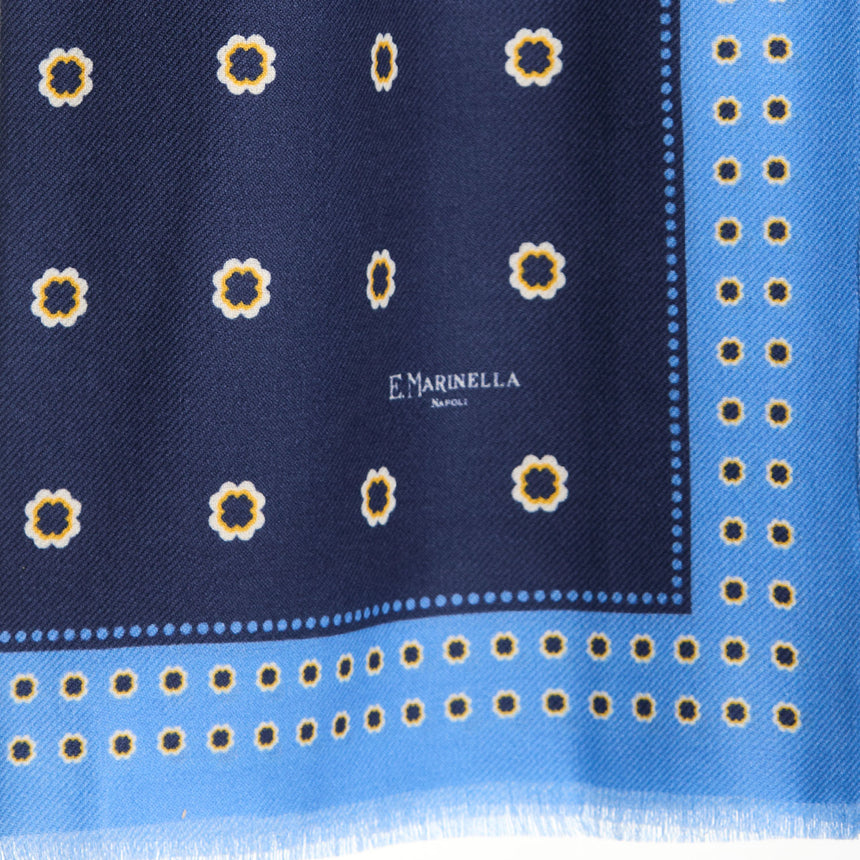 DARK BLUE WOOL STOLE