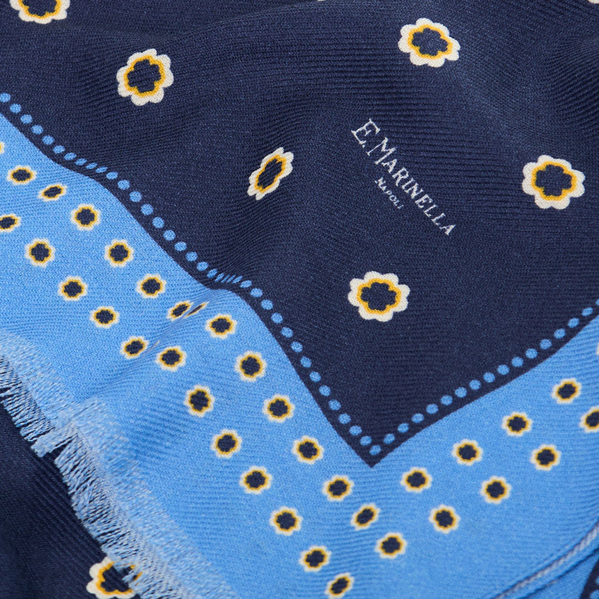 DARK BLUE WOOL STOLE