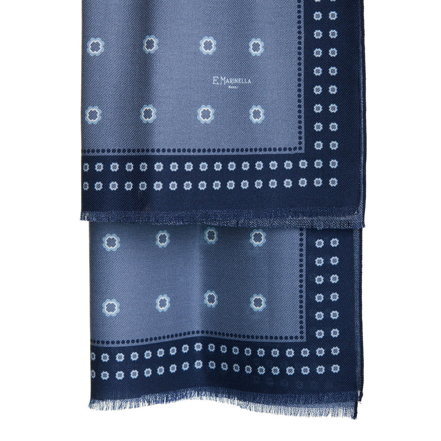 POWDER BLUE WOOL STOLE