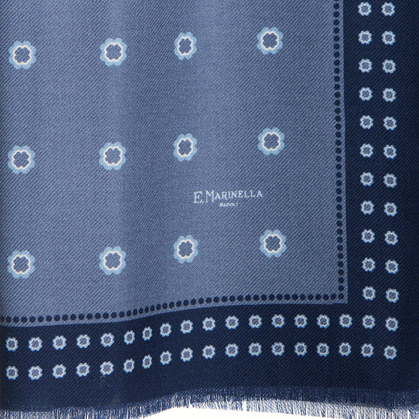 POWDER BLUE WOOL STOLE