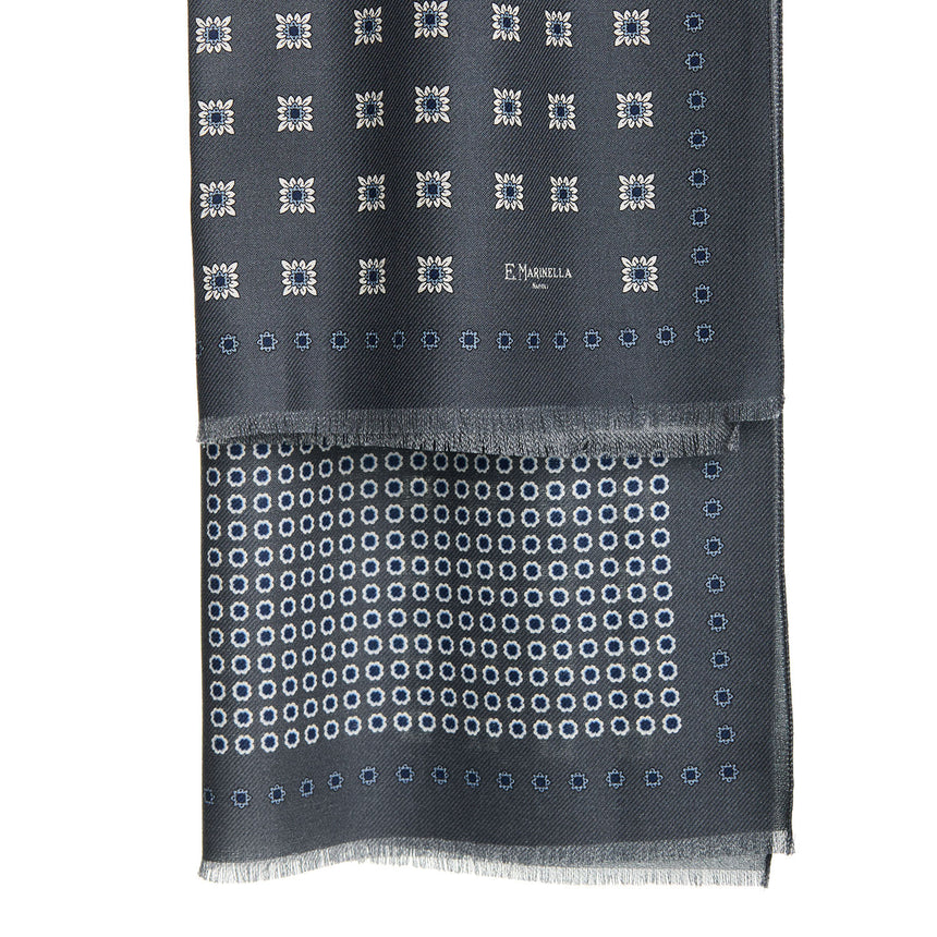 DARK GREY WOOL STOLE