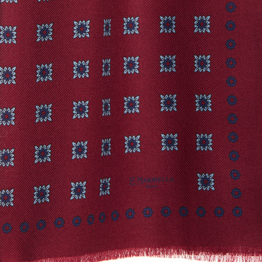 STOLA BORDEAUX IN LANA