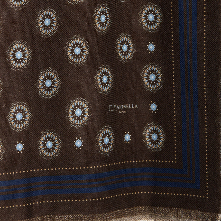 STOLA DARK BROWN IN LANA