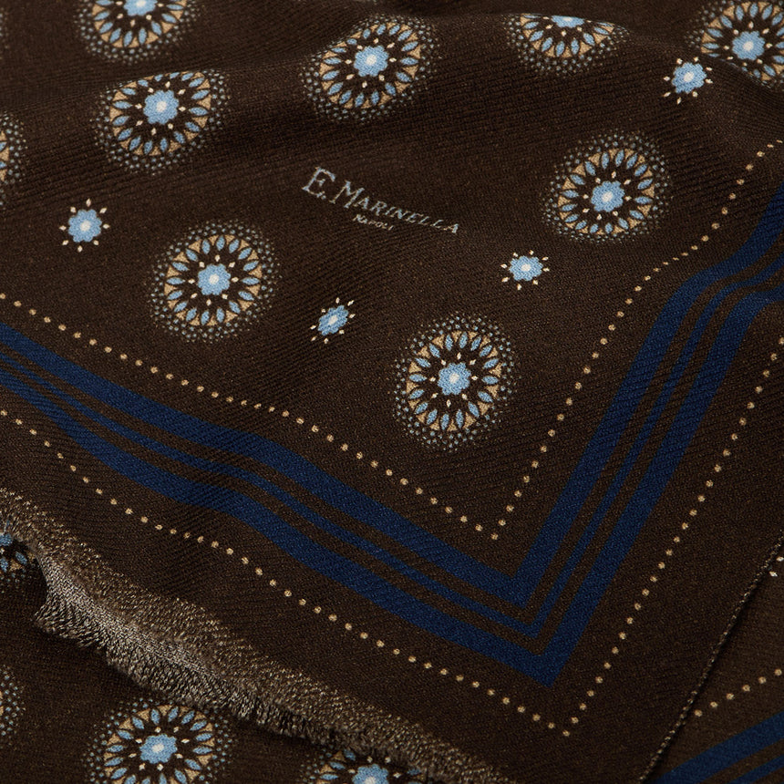 STOLA DARK BROWN IN LANA