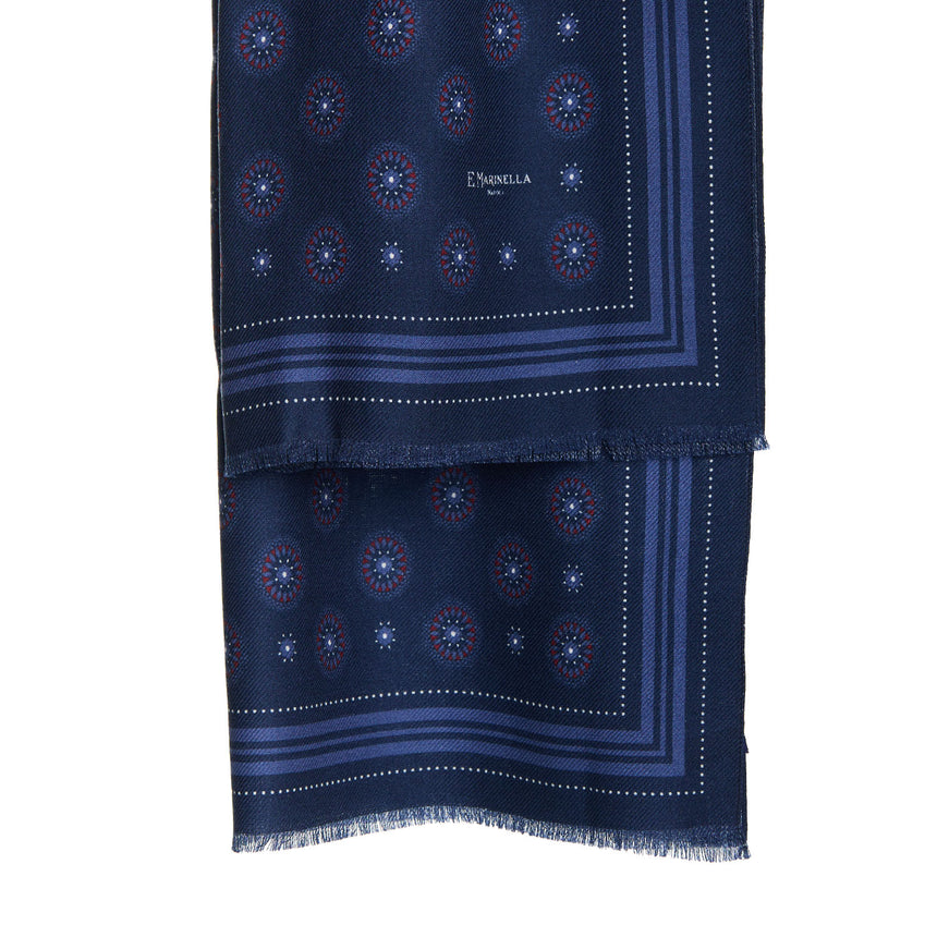 DARK BLUE WOOL STOLE