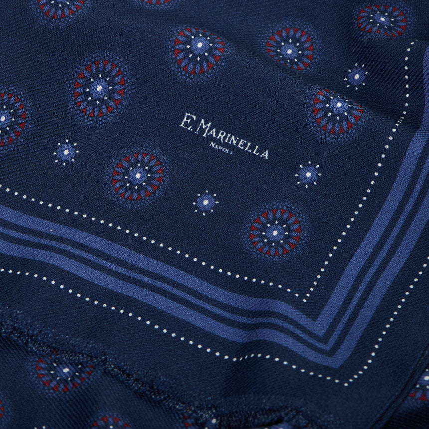 DARK BLUE WOOL STOLE