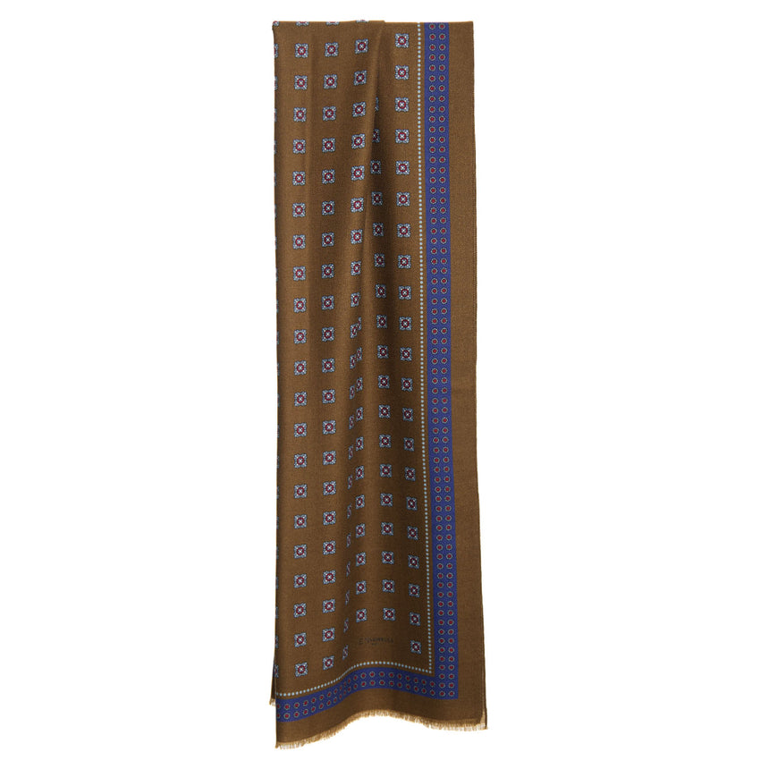 STOLA MARRONE IN LANA