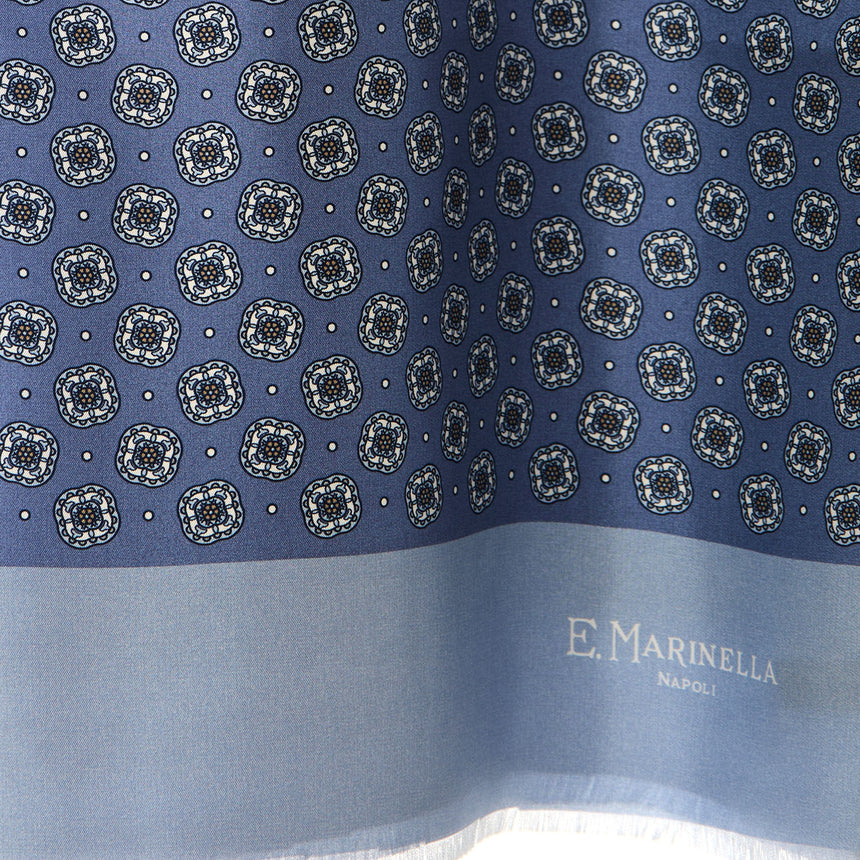 POWDER BLUE DOUBLE SILK SCARF