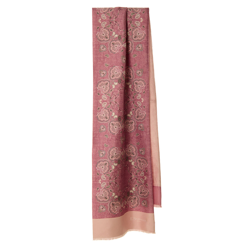 PINK DOUBLE SILK SCARF