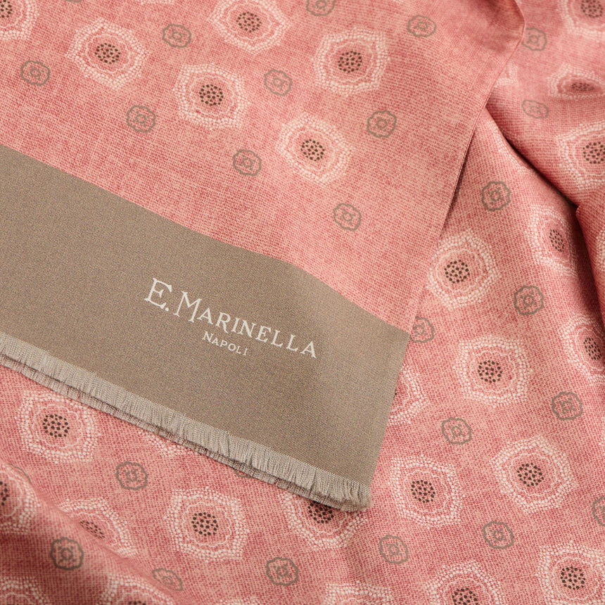 PINK DOUBLE SILK SCARF