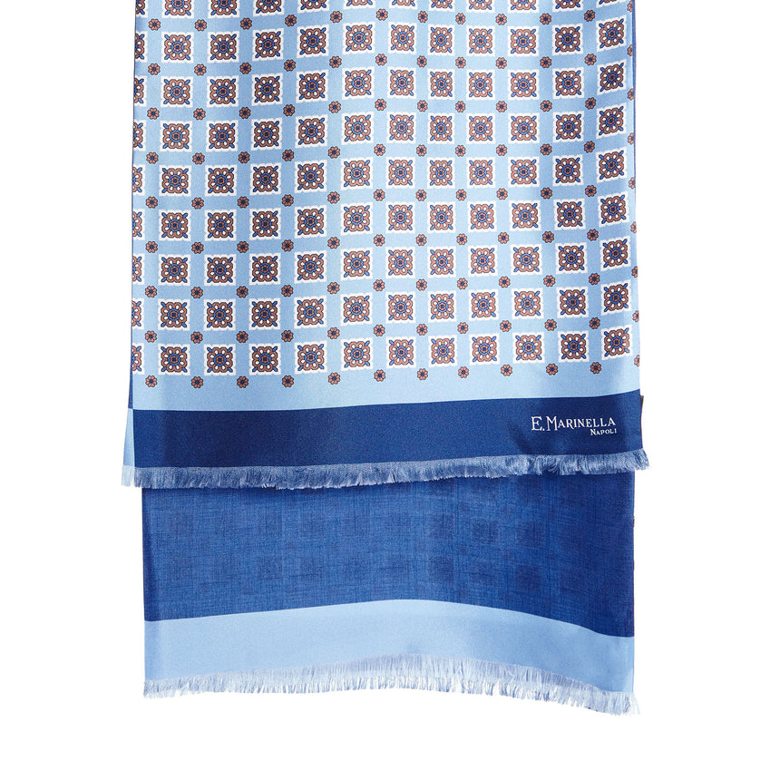 SCIARPA TUBOLARE AZZURRA E BLU