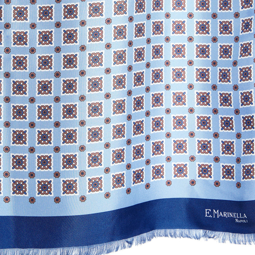 SCIARPA TUBOLARE AZZURRA E BLU