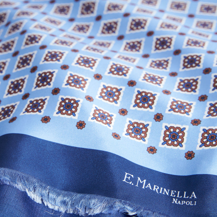 SCIARPA TUBOLARE AZZURRA E BLU