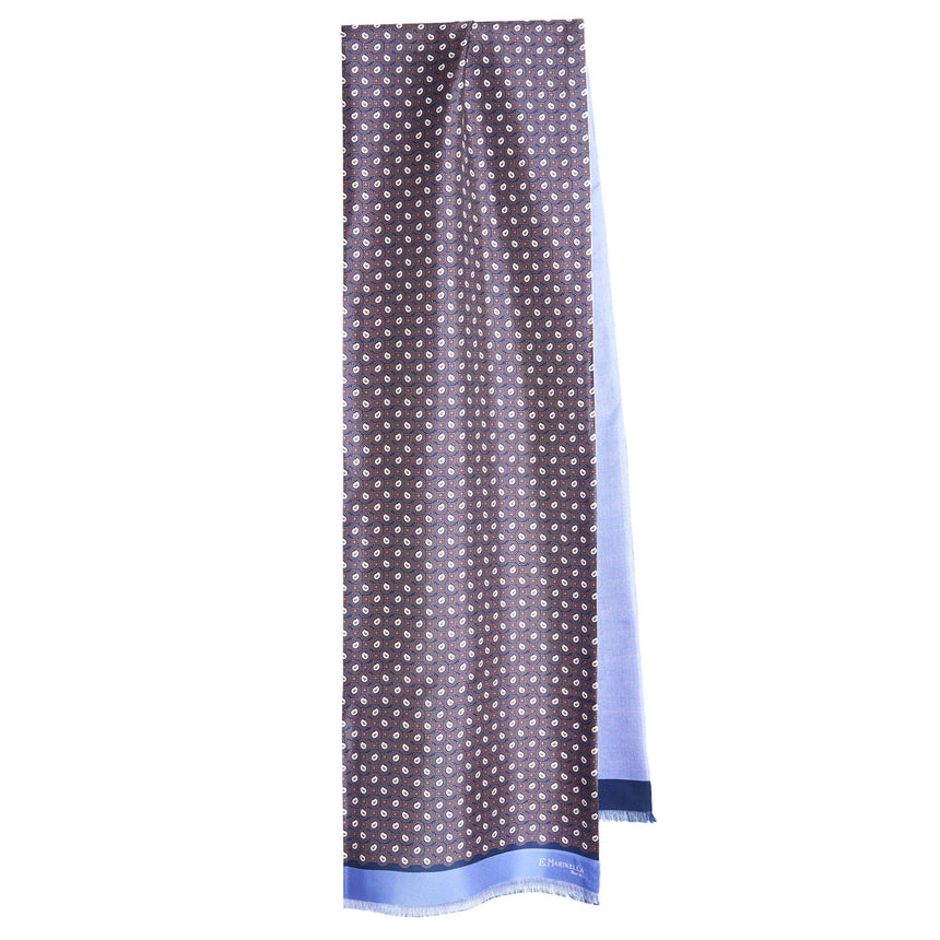 SCIARPA TUBOLARE BLU NOTTE E AZZURRA