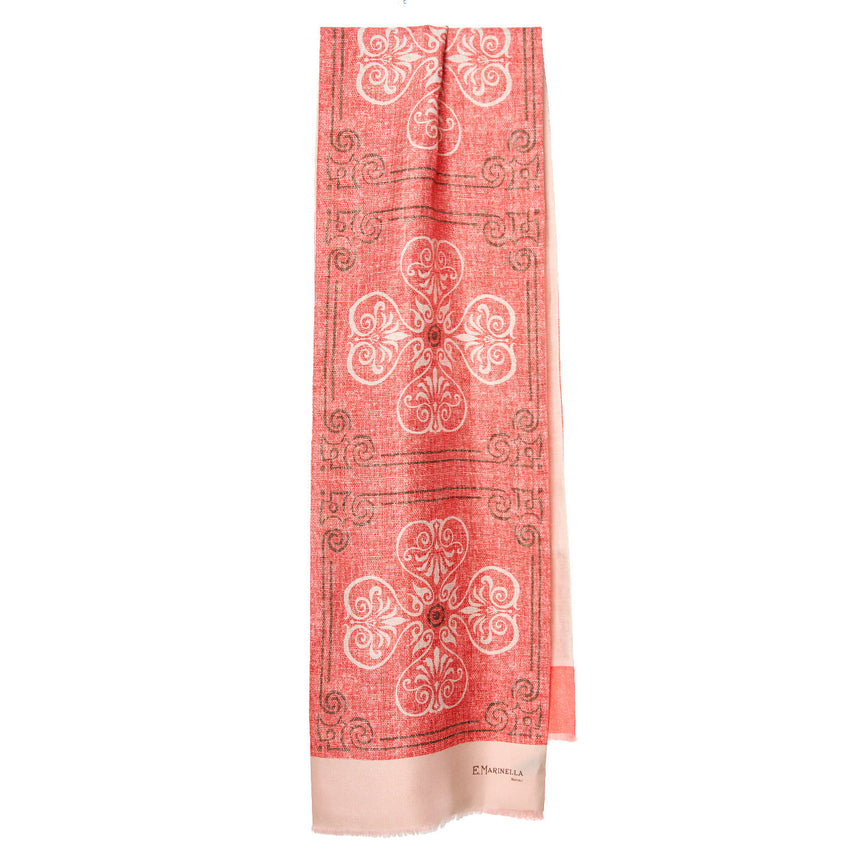 PINK DOUBLE SILK SCARF