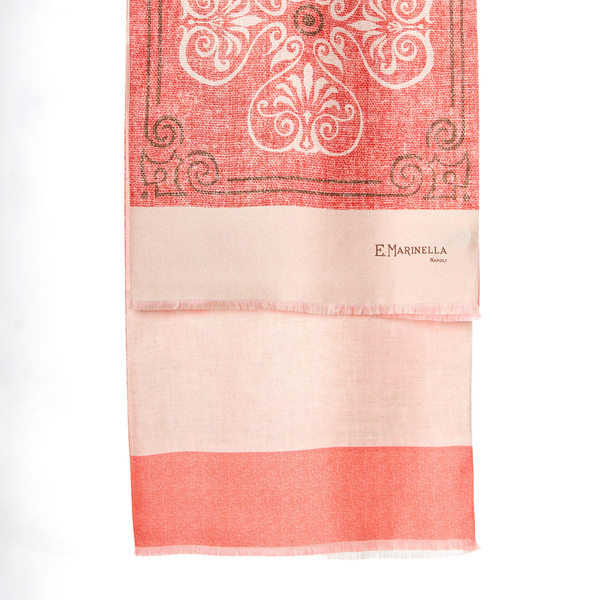 PINK DOUBLE SILK SCARF