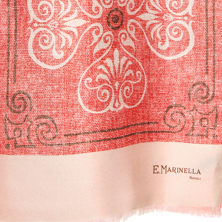 PINK DOUBLE SILK SCARF