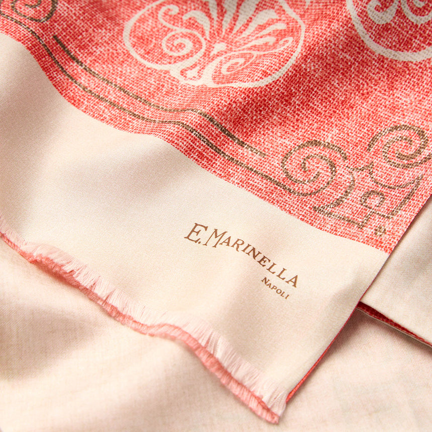 PINK DOUBLE SILK SCARF