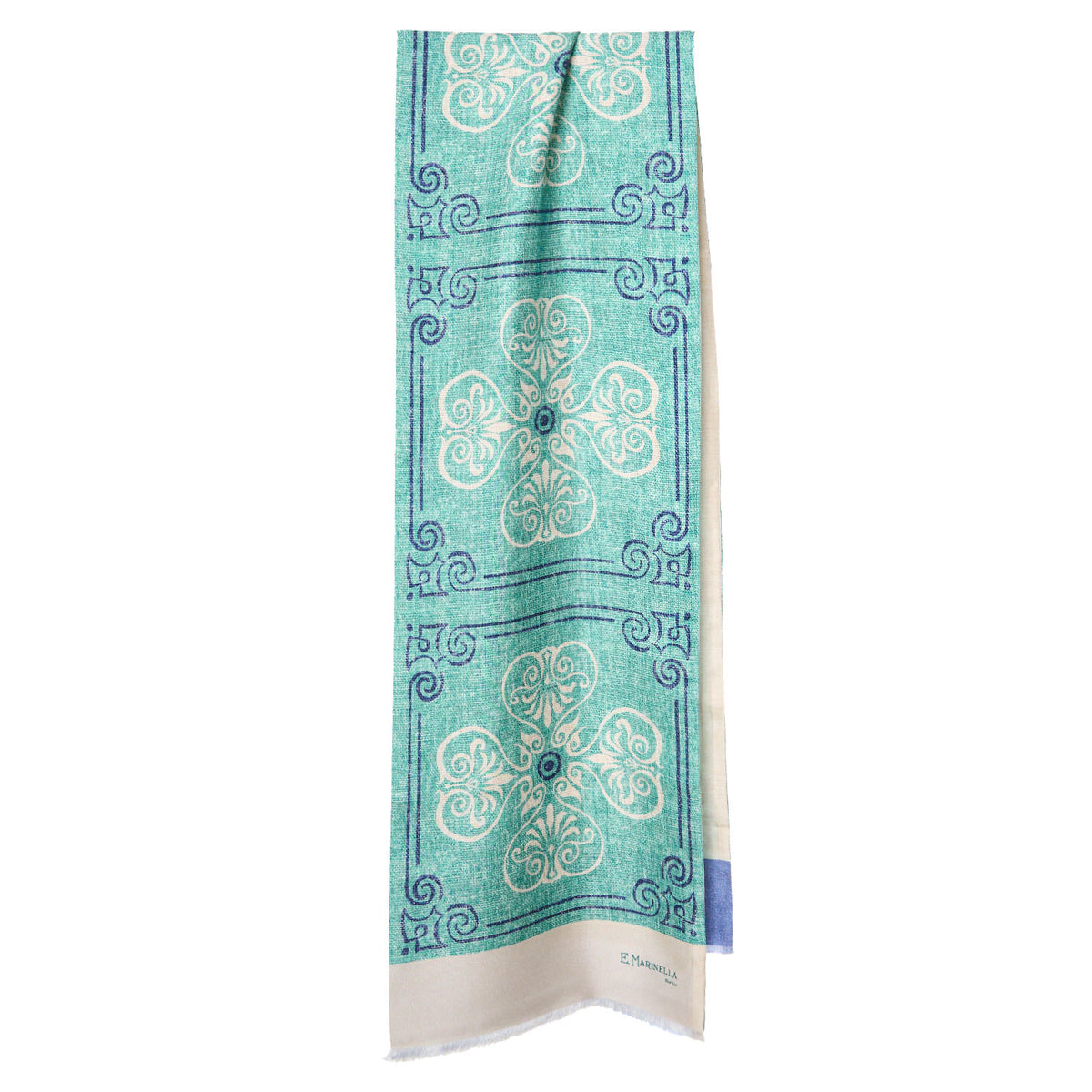 Serica Scarf Grey Blue Stripe - SC242060 main image 1