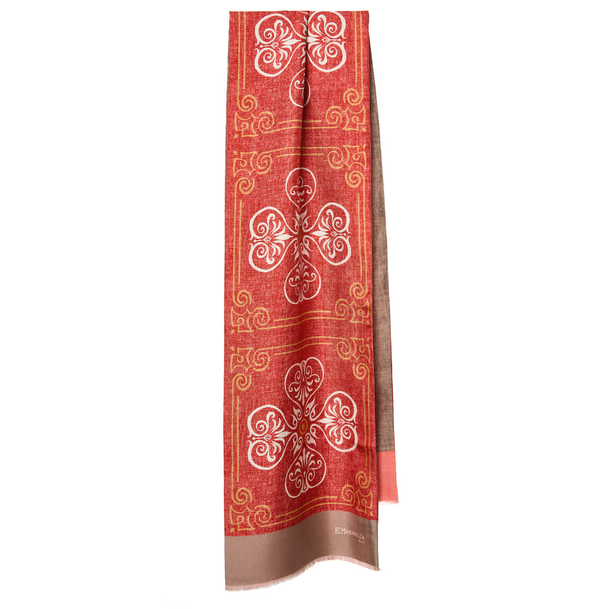 Orange Swirl Scarf