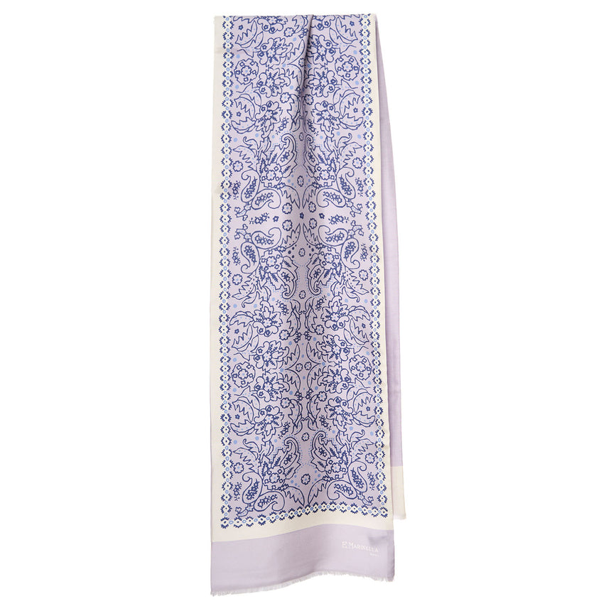 LILAC DOUBLE SILK SCARF