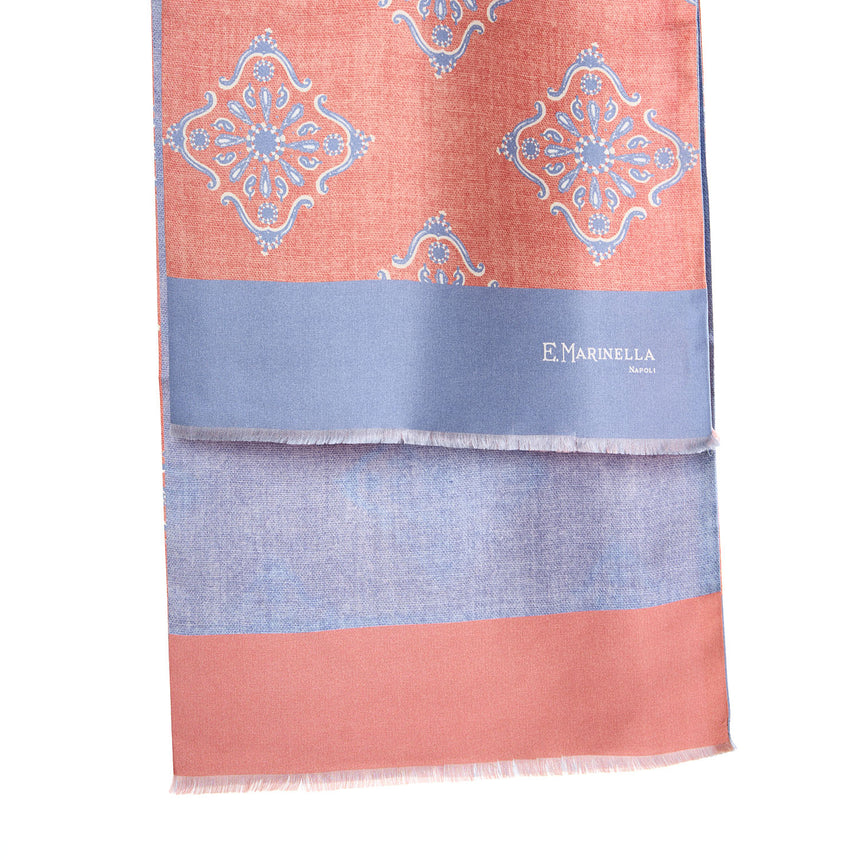 PINK DOUBLE SILK SCARF