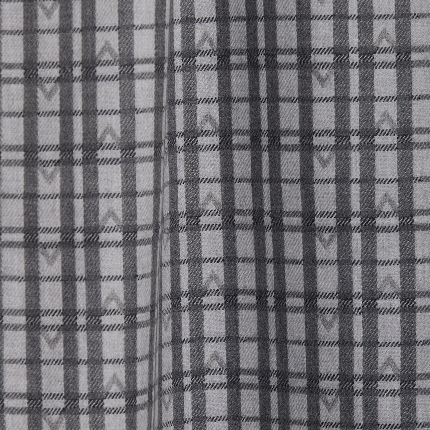 GREY EM LOGO SCARF