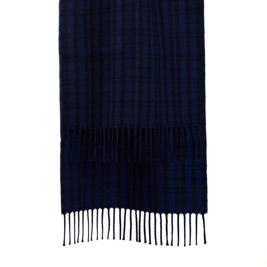 DARK BLUE EM LOGO SCARF