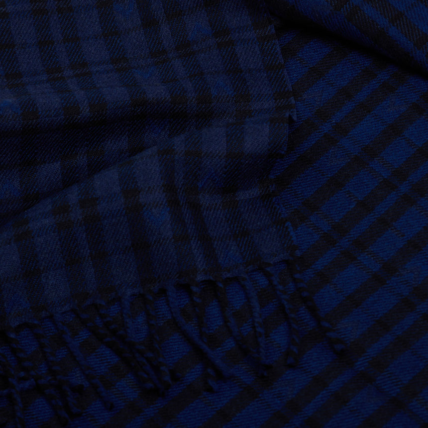 DARK BLUE EM LOGO SCARF