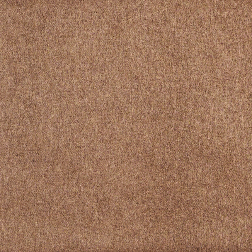 BROWN SILK AND CASHMERE SCARF