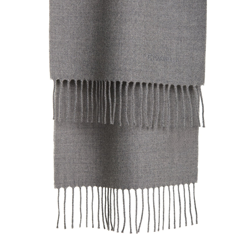 GREY SOLID SCARF