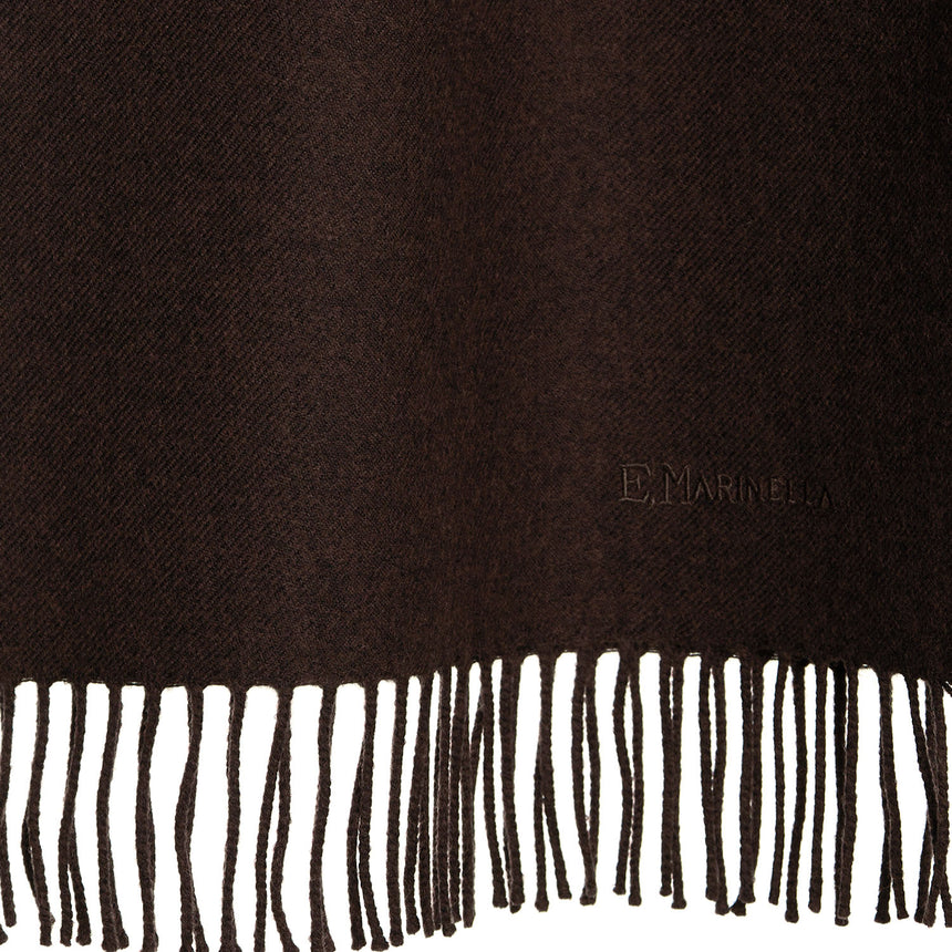 DARK BROWN SOLID SCARF
