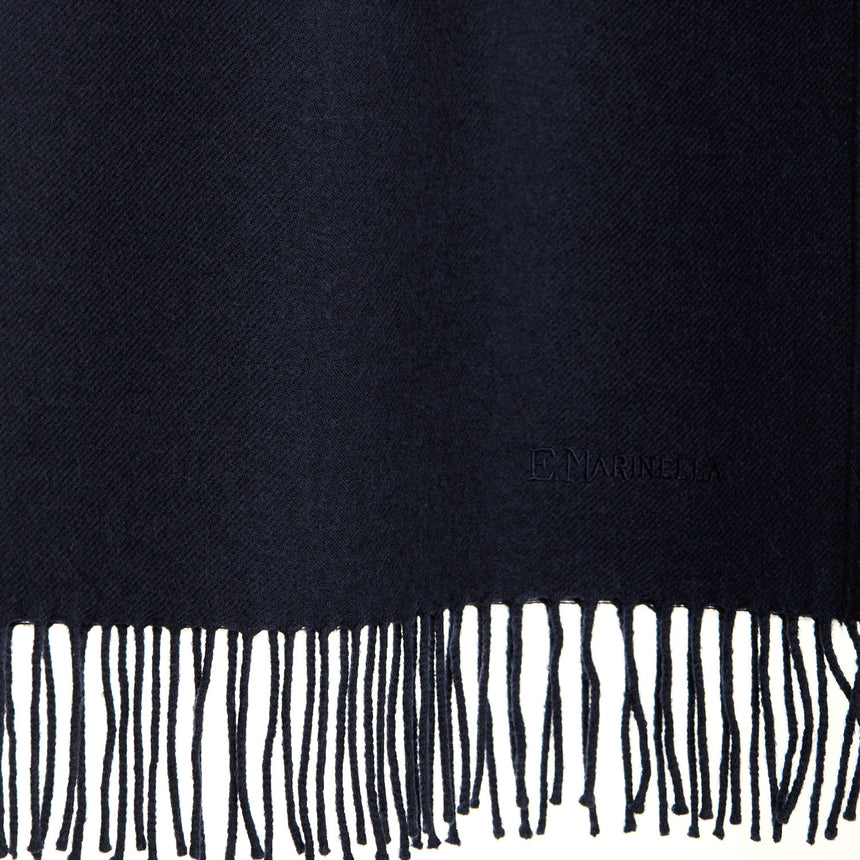 DARK BLUE SOLID SCARF