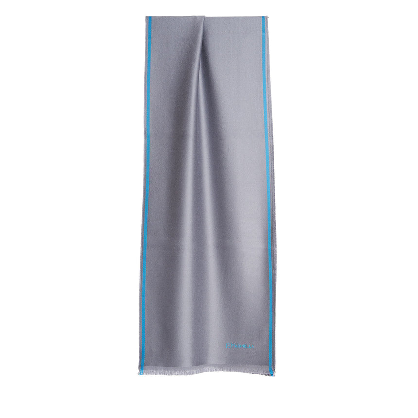 GREY SOLID COLOUR SCARF