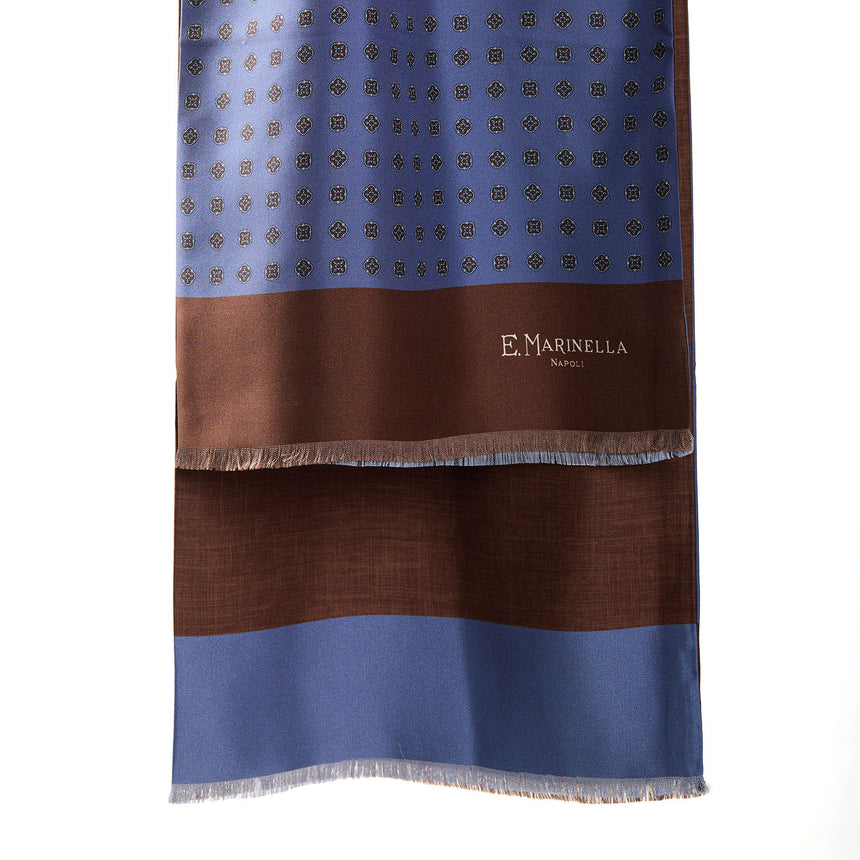 POWDER BLUE DOUBLE SILK SCARF