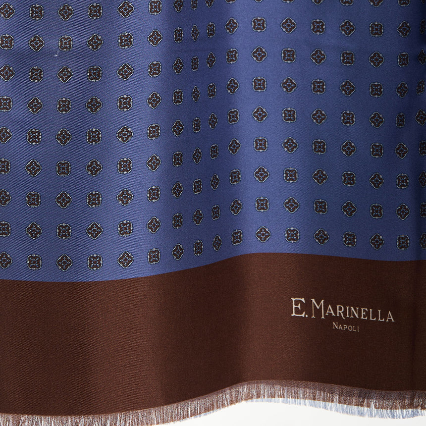 POWDER BLUE DOUBLE SILK SCARF