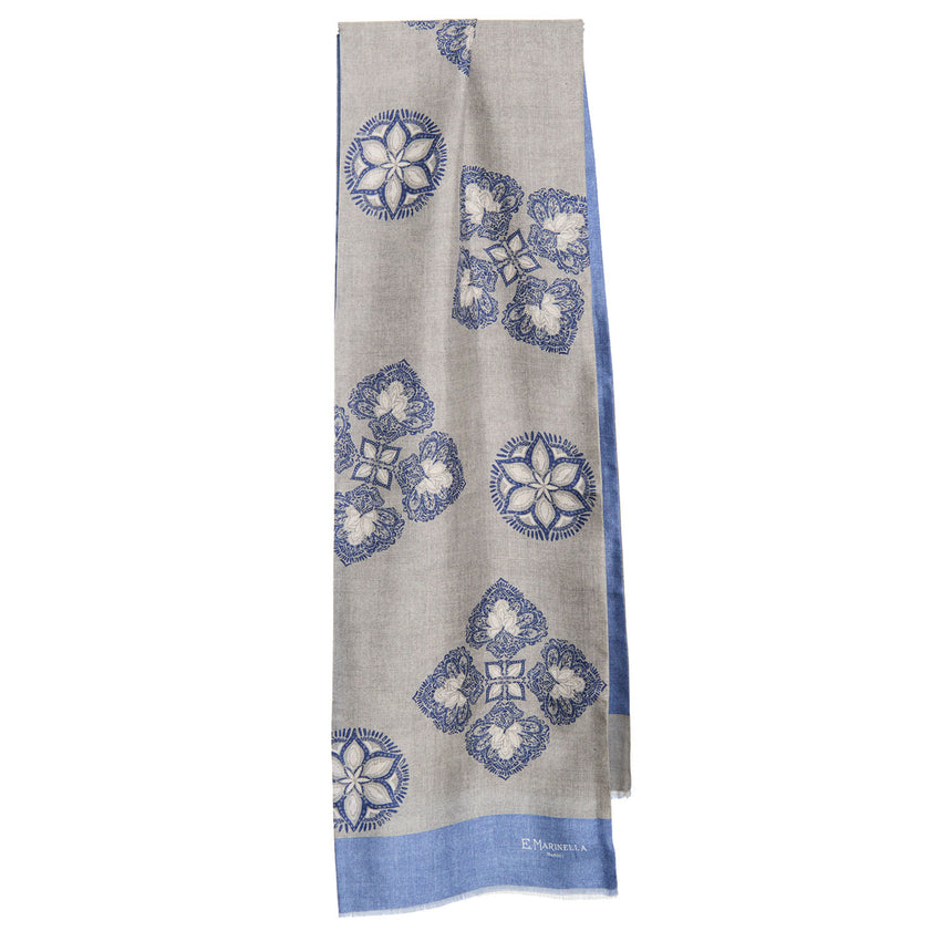 SCIARPA TUBOLARE BEIGE IN SETA TWILL