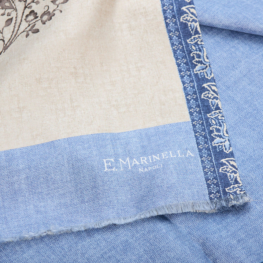 SCIARPA TUBOLARE BEIGE IN SETA TWILL