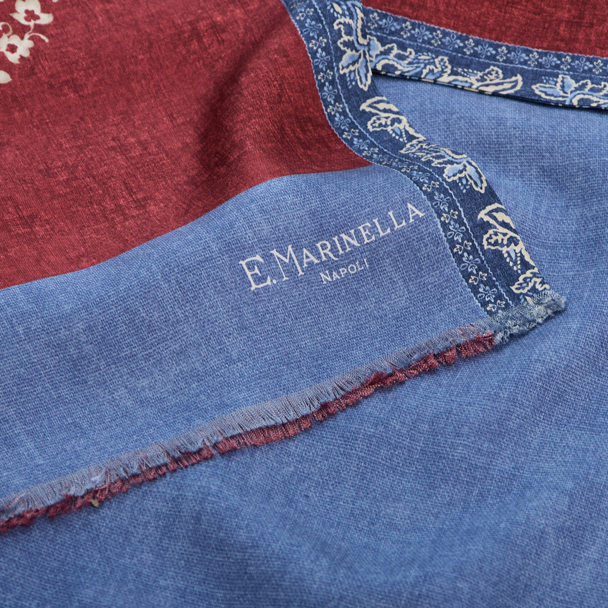 SCIARPA TUBOLARE BORDEAUX IN SETA TWILL