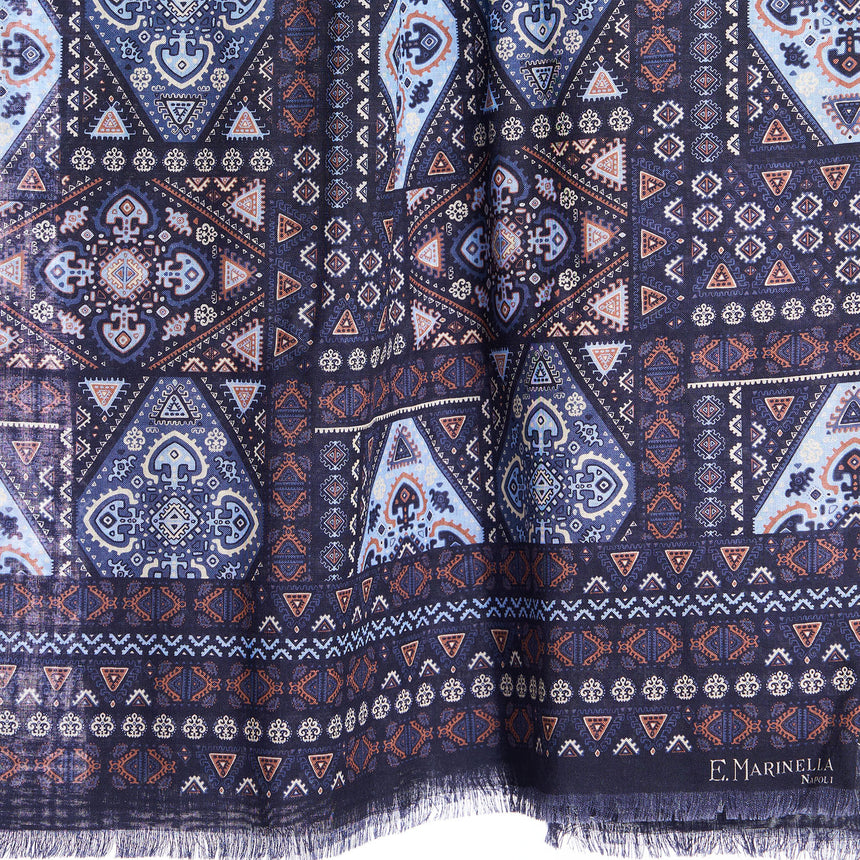 SCIARPA TUBOLARE BLU SCURO