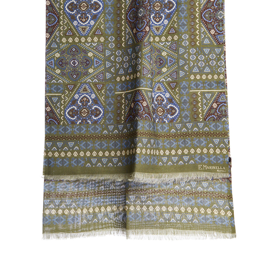 OLIVE GREEN TUBOLAR SCARF